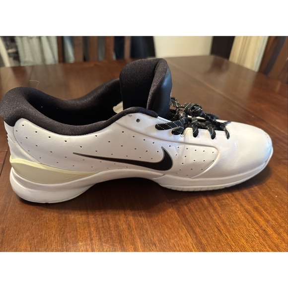 Nike Hyperdunk 2009 White Black Basketball Shoes‎ Size 17 (395469-104) - Picture 2 of 8